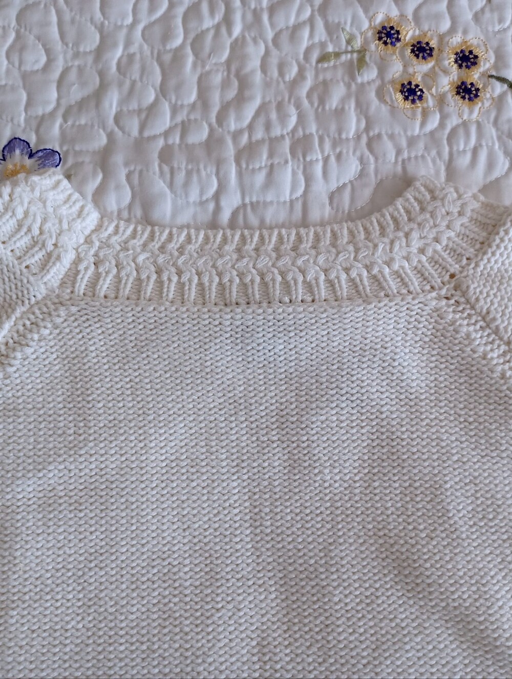 NWT Talbots Knit Yoke Crewneck Sweater Size L - Picture 10 of 15